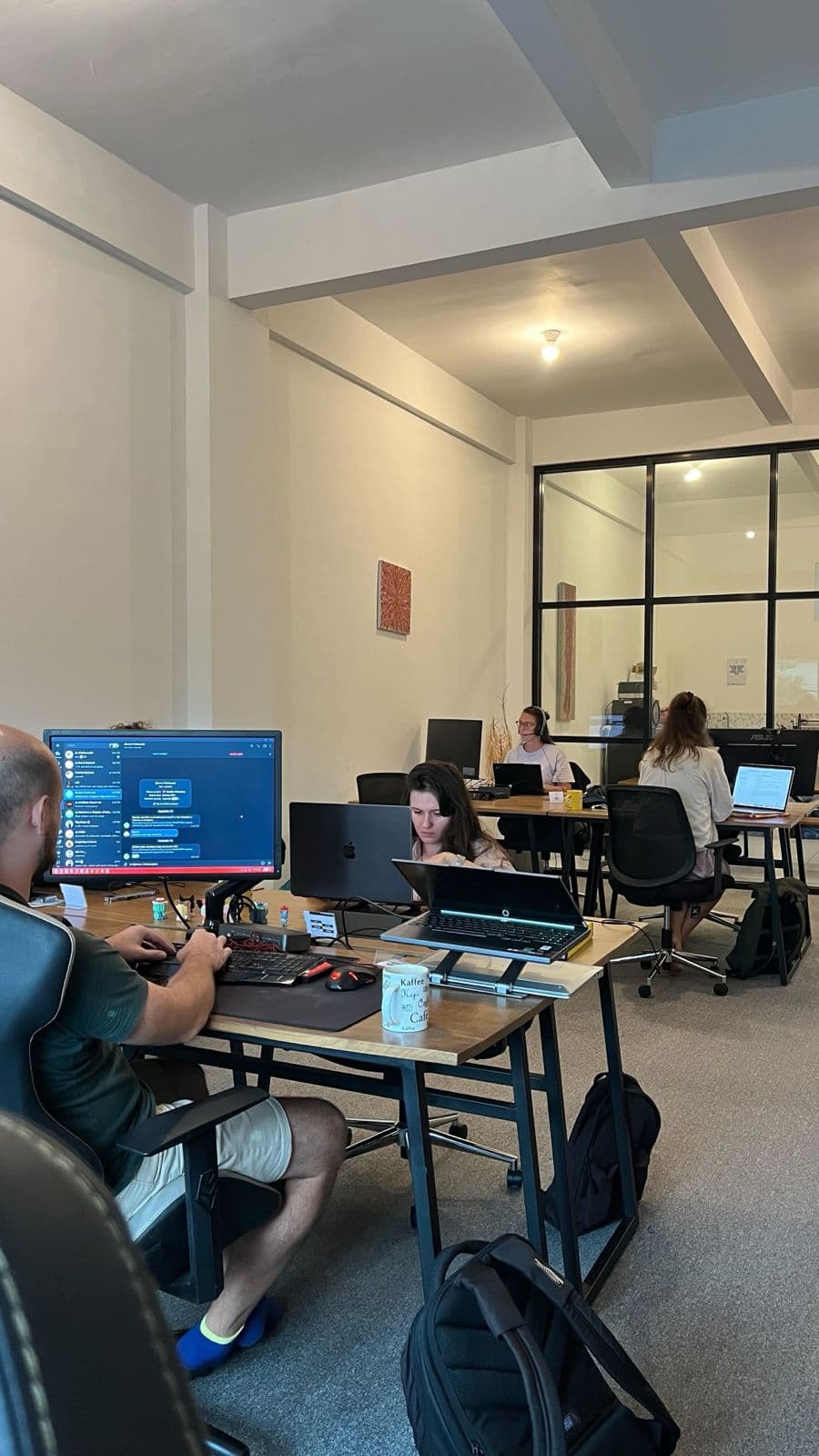 Third floor workspace