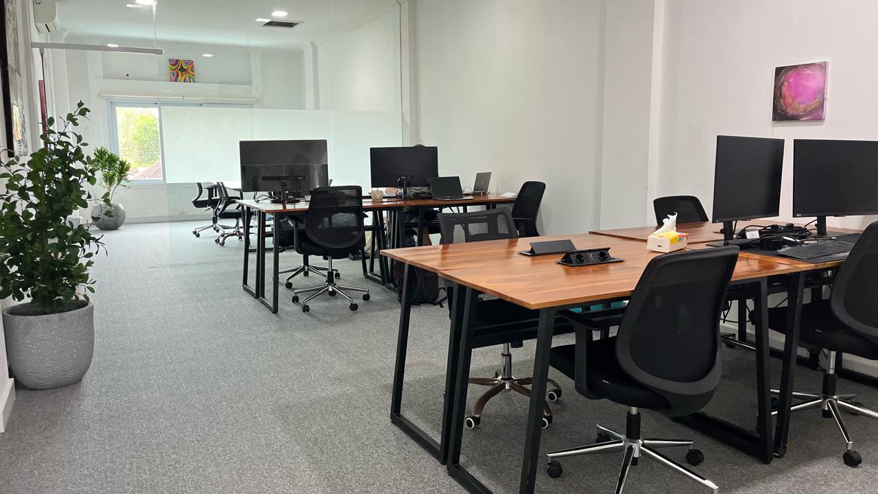 Third floor workspace